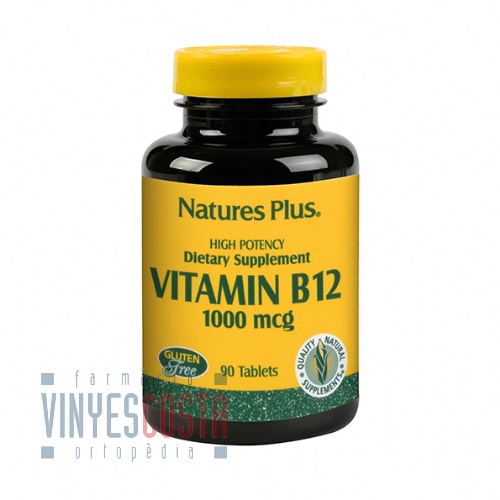 Nature’s Plus Vitamina B-12 1000mcg 90 tabletas.