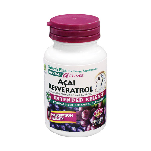AÇAI-RESVERATROL 30 CMP. NATURE'S PLUS