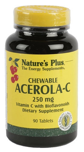 ACEROLA-C 250mg 90 CMP. NATURE'S PLUS