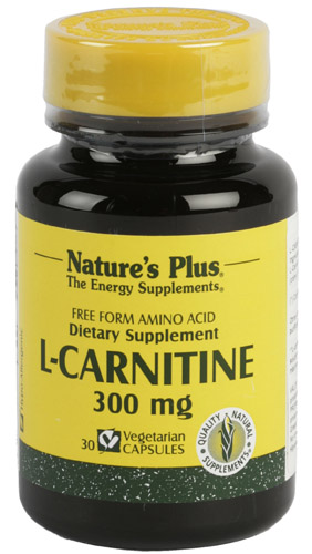 L-CARNITINA 300mg 30 CAP. NATURE'S PLUS