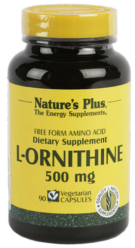 L-ORNITINA 500mg 90 CAP. NATURE'S PLUS