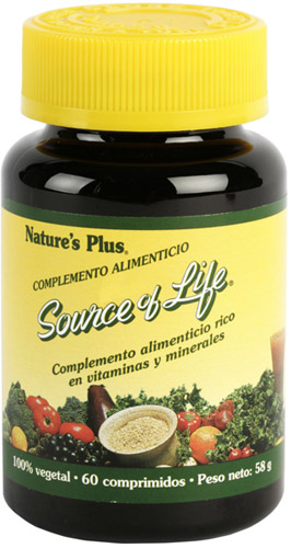 SOURCE OF LIFE 60 CMP. NATURE'S PLUS