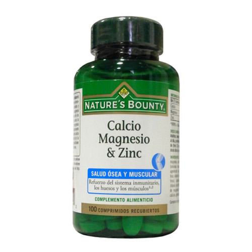 CALCIO+MG+ZINC 100 CMP NATURE’S BOUNTY