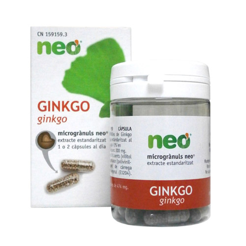 GINKGO MICROGRÁNULOS 45 CAPS. NEO