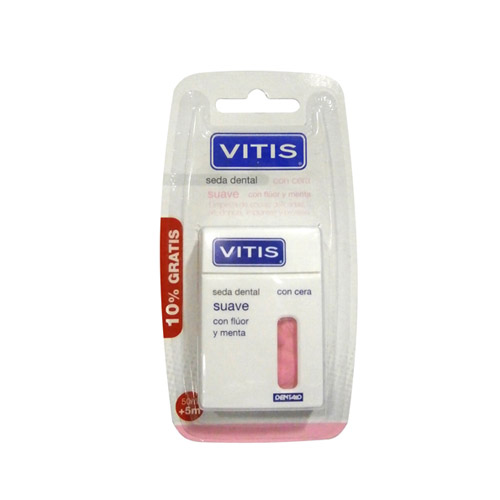VITIS SEDA DENTAL CON FLUOR Y MENTA SUAVE (50 M)