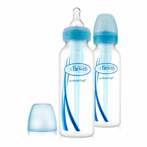 Biberon Estandar Options Dr Brown'S Natural Flow (Azul 250 Ml Pack 2 U)