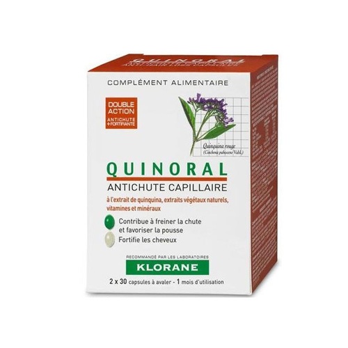 Klorane Quinoral (30 Caps 2 Envases)