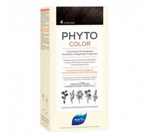 Phyto color 4 castaño