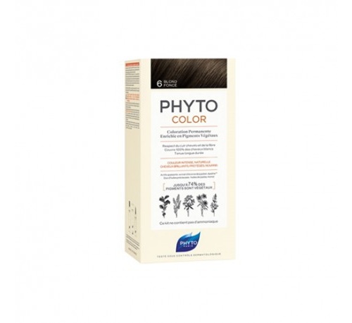 Phyto color 6 rubio oscuro