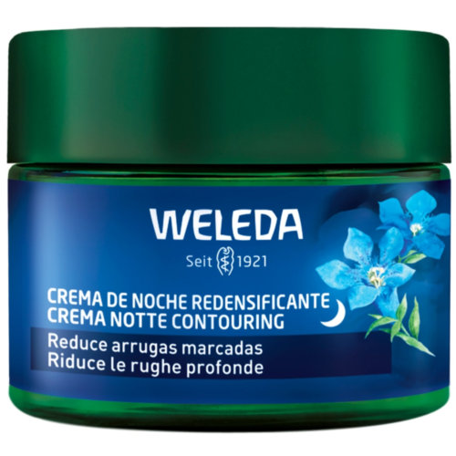 Weleda crema de noche redensificante de genciana azul y edelweiss  1 tarro 40 ml