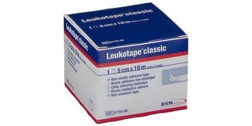 Venda De Inmovilizacion Inelastica Leukotape Rigida (10 X 5 Cm)