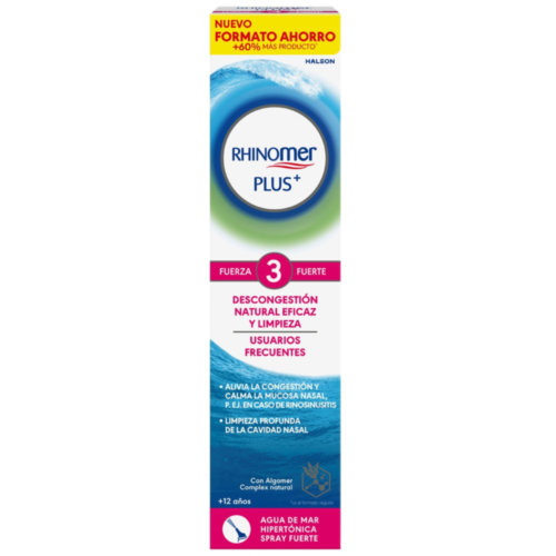 Rhinomer limpieza nasal f-3  1 nebulizador 180 ml