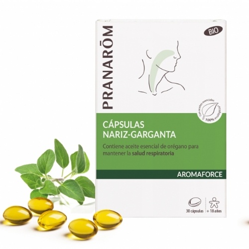 Pranarom Aromaforce Capsulas Nariz Garganta (30 capsulas)