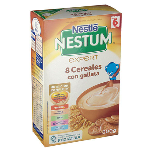 Nestle Nestum Papilla 8 Cereales Con Galleta (650 G)