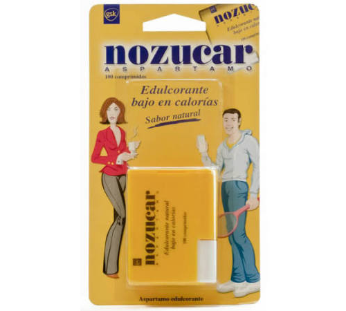 Nozucar Aspartamo (500 U)