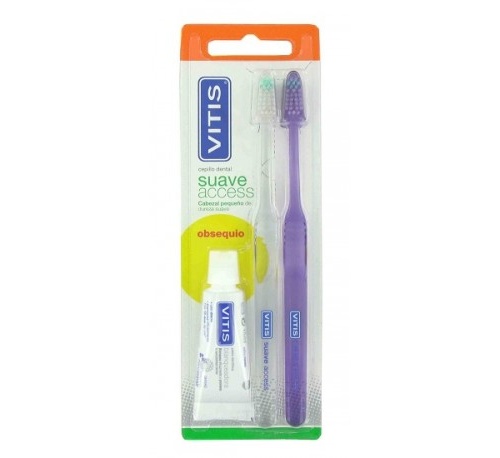 Cepillo Dental Adulto Vitis Access (Suave Blister 2 U)