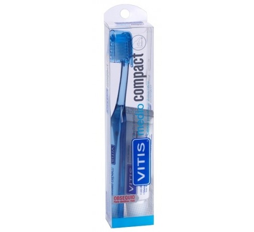 Cepillo Dental Adulto Vitis Compact (Medio)