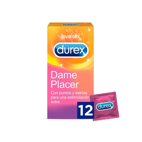 Durex dame placer - preservativos (12 unidades)