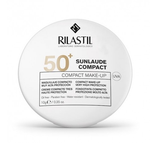 Cumlaude Lab: Sunlaude Compacto Spf 50+ (Color Tono 02 Medium 10 G)