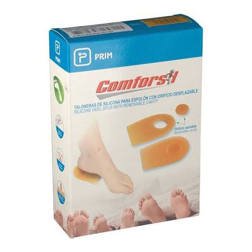 Talonera Espolon Orificio Desplazable Comforsil Silicona (T- Med 2 U)