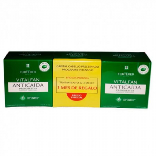 Vitalfan Anticaida Caida Progresiva Rene Furterer (30 Caps 3 Cajas)