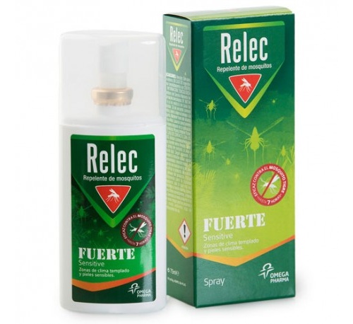 Relec Fuerte Sensitive Spray Repelente Mosquitos (75 Ml)