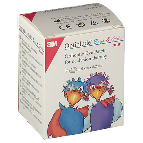 Opticlude Parches Oculares (Imp Mini 6 Cm X 5 Cm 30 U)