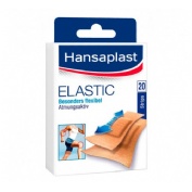Hansaplast elastic - aposito adhesivo (2 tamaños 20 strips)