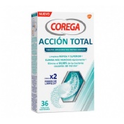 Corega Accion Total Limpiador Limpieza Protesis Dental (30 Tabletas)