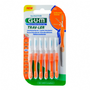 Cepillo Interdental Viaje Gum 1412 Trav-Ler (Ultrafino 0.9 Mm Cilindrico 6U)