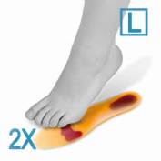 Plantillas Con Boveda Metatarsal Comforsil Calbenium Descarga  Antiimpacto (T- Gde 2 U)