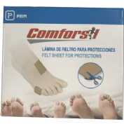 Lamina  De Fieltro Recortable Protectora Comforsil (Adhesiva 22 X 7 Cm)