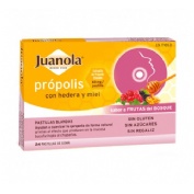 Juanola Propolis Hiedra Pastillas Frutas Bosque (24 Pastillas)