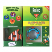 Relec Pulsera Infantil Antimosquitos + Reloj Pez