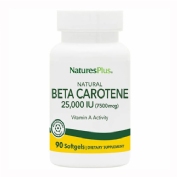NATURAL BETA CAROTENE 90 PER. NATURE'S PLUS