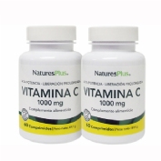 VITAMINA C 1000MG 60 CMP. PACK 2 UNIDADES NATURE'S PLUS