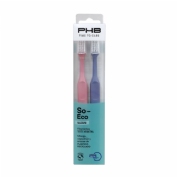 Cepillo dental adulto - phb time to care so eco (2 unidades suave duplo)