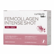 Cumlaude lab: femcollagen intense shot  7 viales 25 ml sabor arandano
