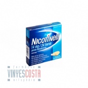 NICOTINELL 14 MG/24 HORAS PARCHE TRANSDERMICO , 14 parches