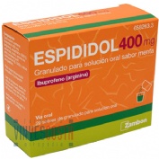 ESPIDIDOL 400 mg GRANULADO PARA SOLUCION ORAL SABOR MENTA , 20 sobres