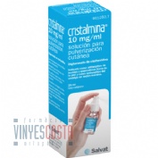 CRISTALMINA 10 mg/ml SOLUCION PARA PULVERIZACION CUTANEA, 1 frasco de 125 ml
