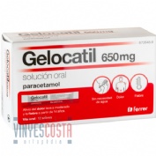 GELOCATIL 650 mg SOLUCION ORAL, 12 sobres