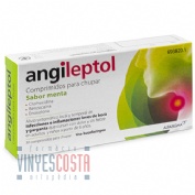 ANGILEPTOL COMPRIMIDOS PARA CHUPAR SABOR MENTA, 30 comprimidos