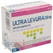 ULTRA-LEVURA 250 MG POLVO PARA SUSPENSION ORAL , 20 sobres