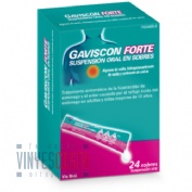 GAVISCON FORTE SUSPENSION ORAL EN SOBRES , 24 sobres