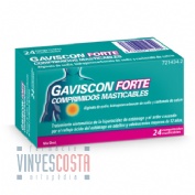 GAVISCON FORTE COMPRIMIDOS MASTICABLES , 48 comprimidos