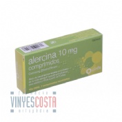ALERCINA 10 mg COMPRIMIDOS , 7 comprimidos