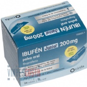 IBUFEN JUNIOR 200 MG POLVO ORAL, 24 sobres