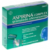 ASPIRINA COMPLEX GRANULADO EFERVESCENTE, 10 sobres
