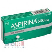 ASPIRINA 500 mg COMPRIMIDOS , 20 comprimidos